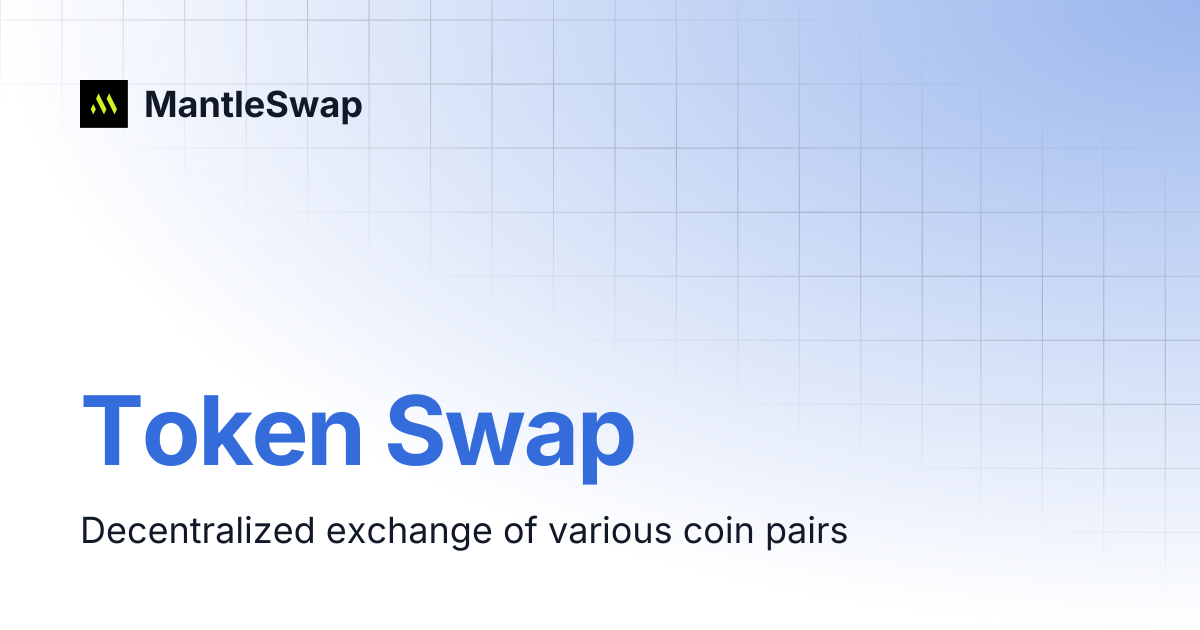 Token Swap | MantleSwap